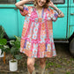 Roxanne Multi Print Dress