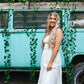 White Eyelet Midi Tube Smocking Dress