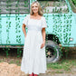 Next Chapter White Midi Dress