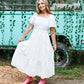 Next Chapter White Midi Dress