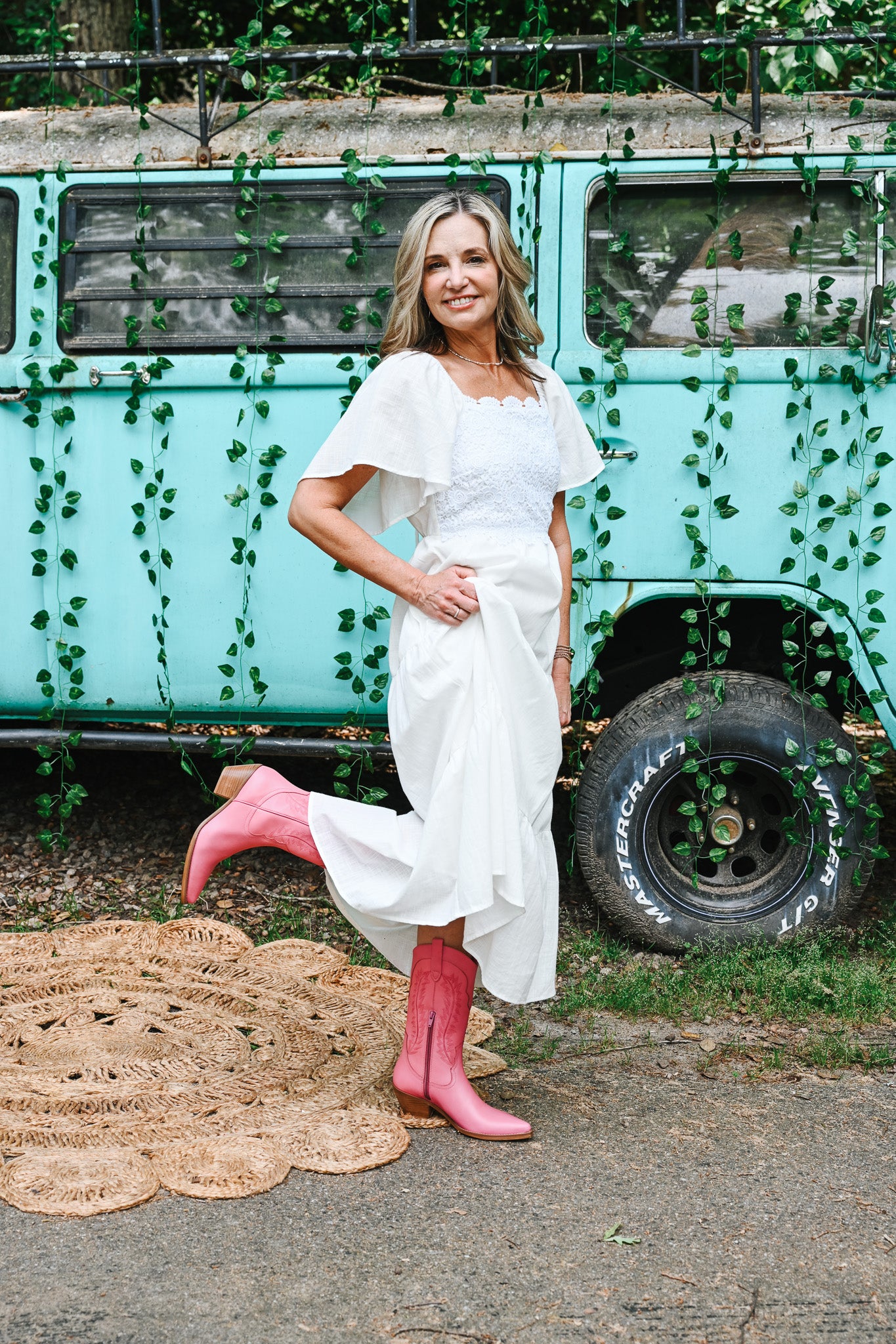 Next Chapter White Midi Dress