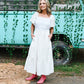 Next Chapter White Midi Dress