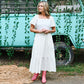 Next Chapter White Midi Dress