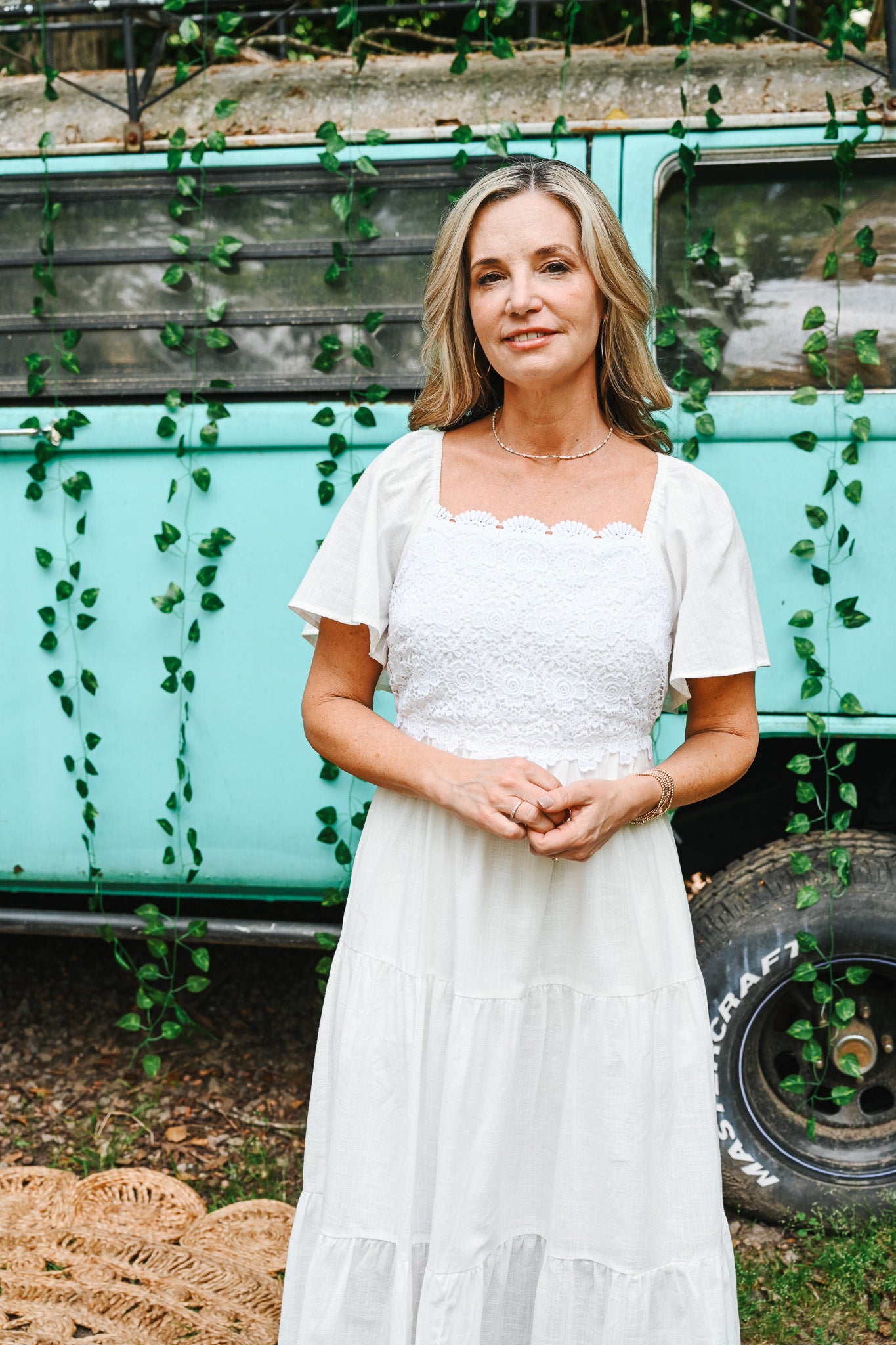 Next Chapter White Midi Dress