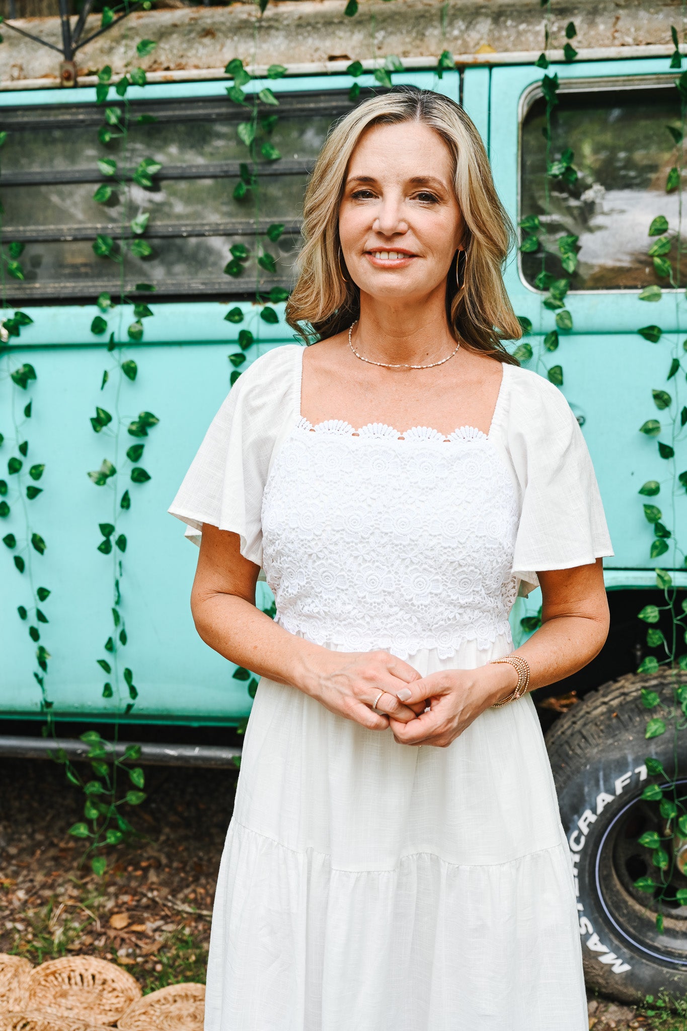 Next Chapter White Midi Dress