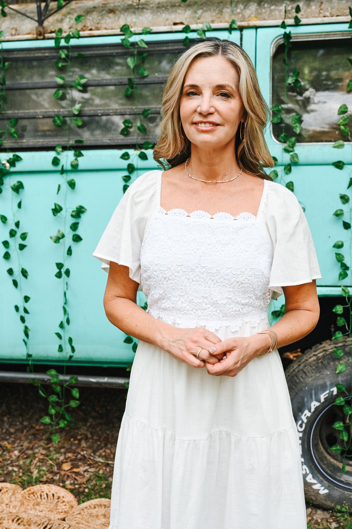 Next Chapter White Midi Dress