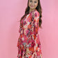 Cher Bell Sleeve Mini Dress -