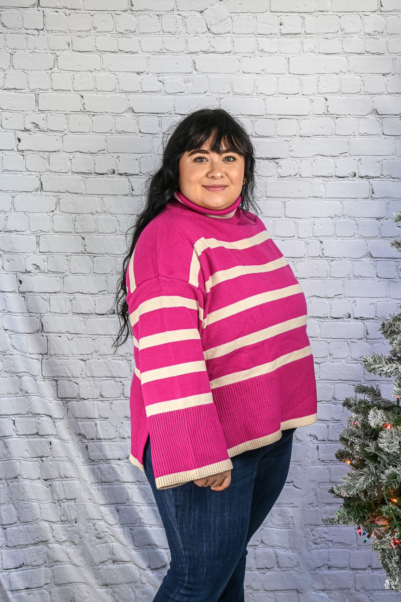 Anchored to Fall Sweater - Pink -