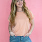 The Pier Tee - Apricot -