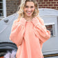 Coral Me Crazy Oversized Pullover -
