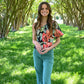 Field Of Poppies One Shoulder Top -