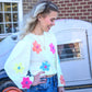 Too Limited Flower Sweater -