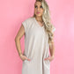 Too Much Creamer Midi Dress -