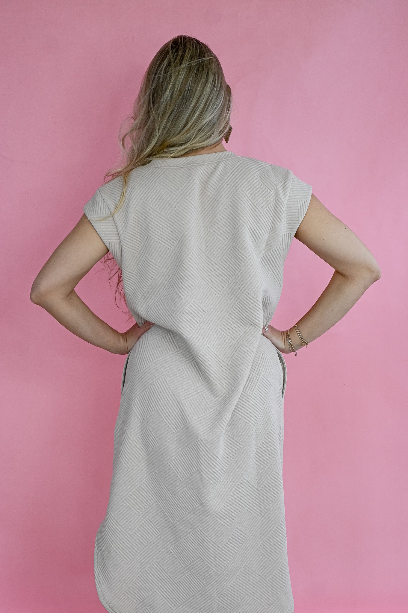 Too Much Creamer Midi Dress -