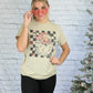 Santa Flower Tee -