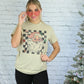 Santa Flower Tee -