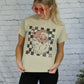 Santa Flower Tee -