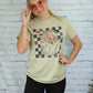 Santa Flower Tee -