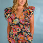 In The Villa Romper - Black -