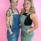 Denim Overall Skirt -