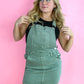 Sage Skirt Overalls -