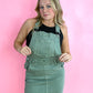 Sage Skirt Overalls -