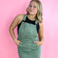 Sage Skirt Overalls -