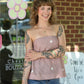 Destinee Mocha Polka Dot Top
