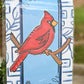 Blue and White Cardinal Garden Glam