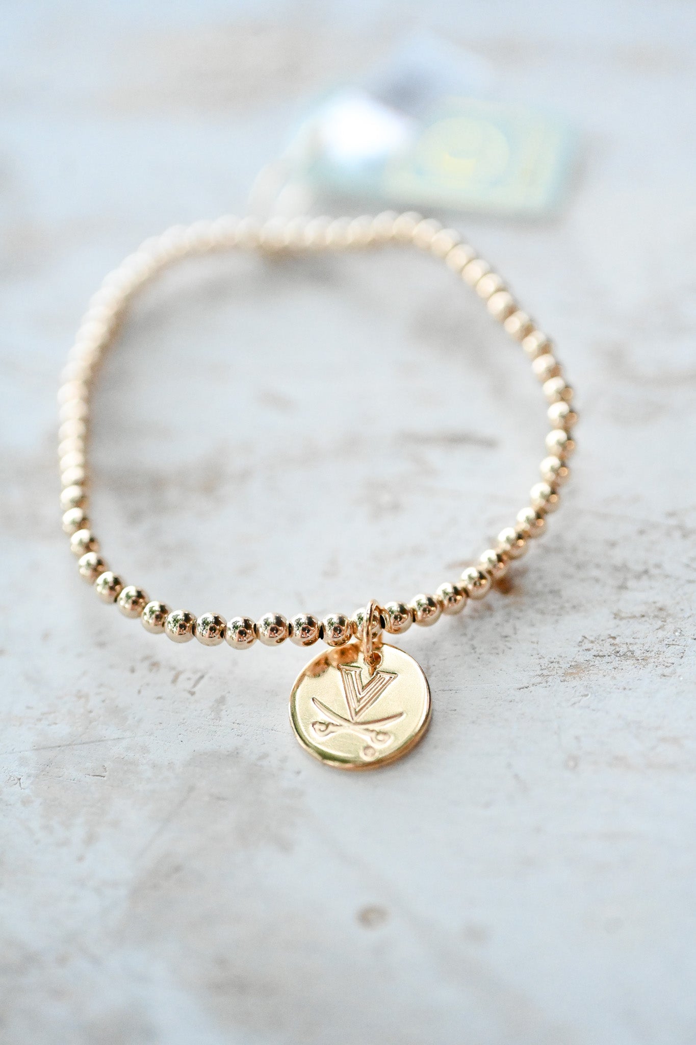 eCollegiate Classic 3mm Bracelet - UVA Disc