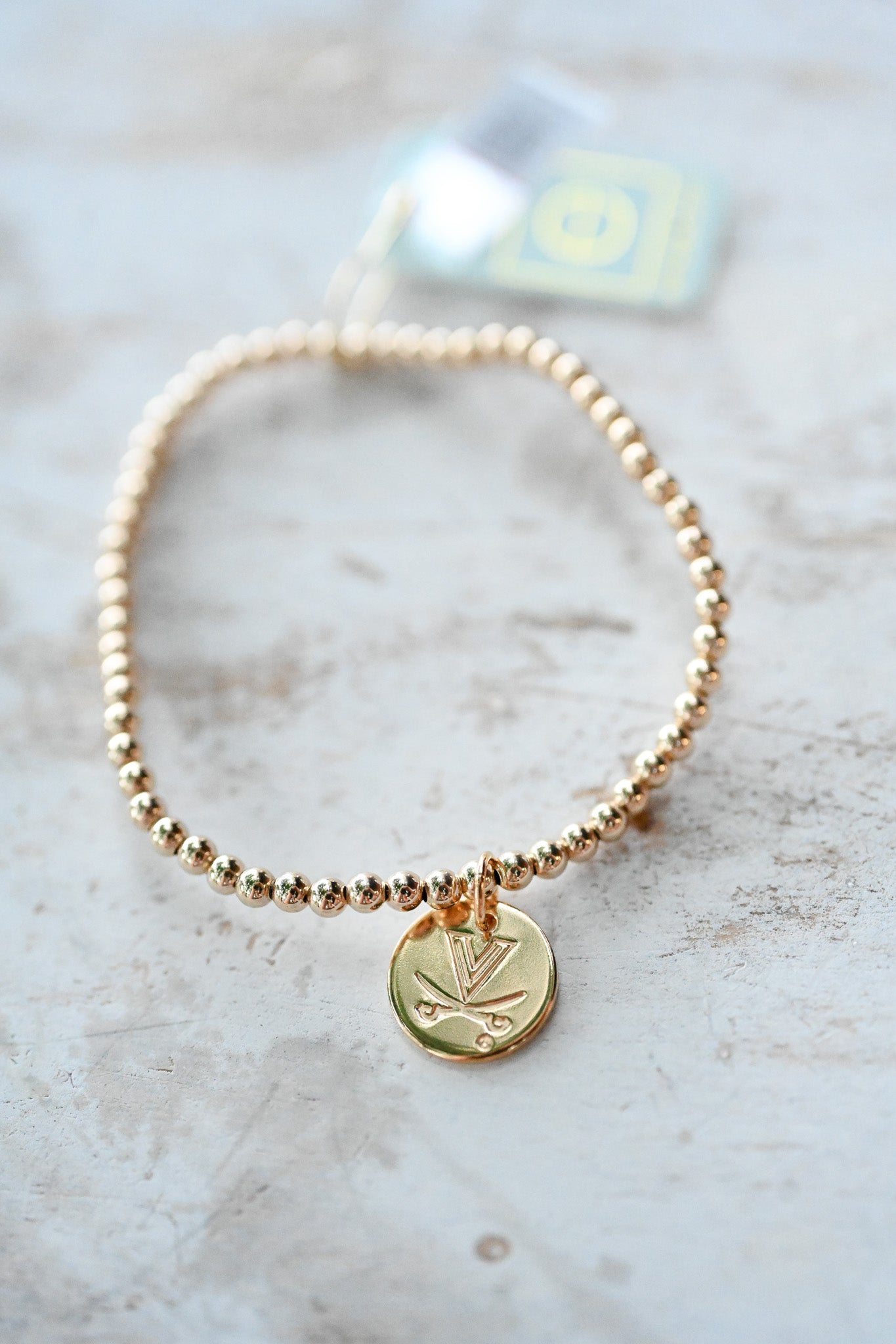 eCollegiate Classic 3mm Bracelet - UVA Disc