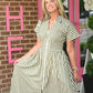 Ollie Zip Midi Dress