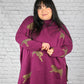 Returning Fan Fav Plum Cheetah Sweater -