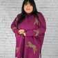 Returning Fan Fav Plum Cheetah Sweater -