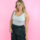 Mineral Washed Cargo Pants - Ash -