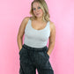 Mineral Washed Cargo Pants - Ash -