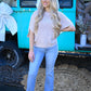Catie Crochet Top - Oatmeal -