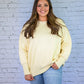 Yes Please Comfy Sweater - Cream -