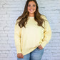 Yes Please Comfy Sweater - Cream -