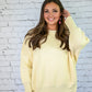 Yes Please Comfy Sweater - Cream -