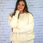Yes Please Comfy Sweater - Cream -