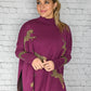 Returning Fan Fav Plum Cheetah Sweater -