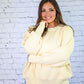 Yes Please Comfy Sweater - Cream -