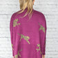 Returning Fan Fav Plum Cheetah Sweater -