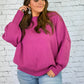Yes Please Comfy Sweater - Plum -