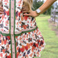 Blooming Fall Sleeveless Dress