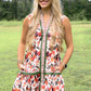 Blooming Fall Sleeveless Dress