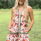 Blooming Fall Sleeveless Dress