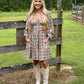 Lattes Tartan Mini Dress