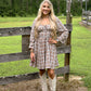Lattes Tartan Mini Dress